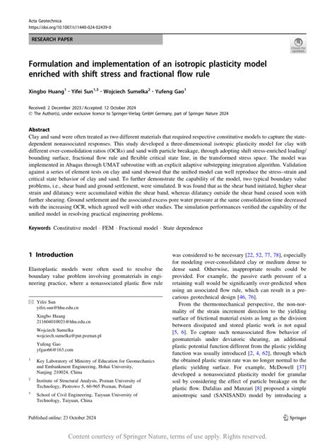 plane strain compression test sand|Formulation and implementation of an isotropic plasticity model .